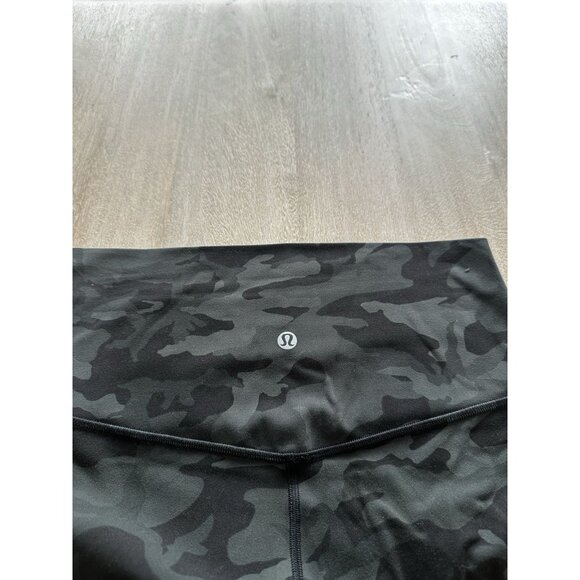 Lululemon Align Pant II 25" Incognito Camo Multi Gator Green Size 6 - Picture 5 of 7
